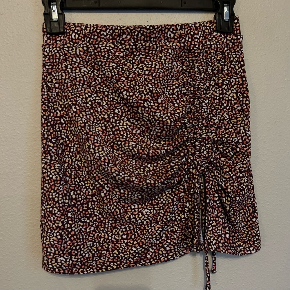 NWT Tilly’s Full Tilt Ruched Mini Skirt